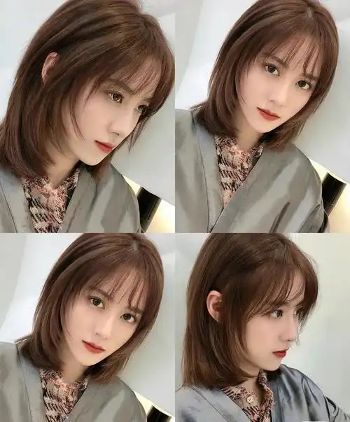 款高层次短发,看起来清爽利落,没有厚重感,适合圆脸,鹅蛋脸,心形脸,长