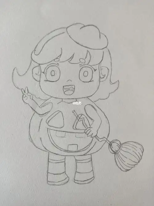 万圣节的小女巫