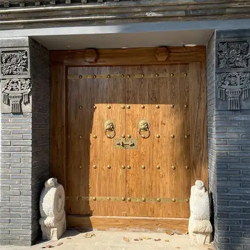 实木大门双开木门别墅大门苏氏园林仿古四合院古建大门中式庭院门