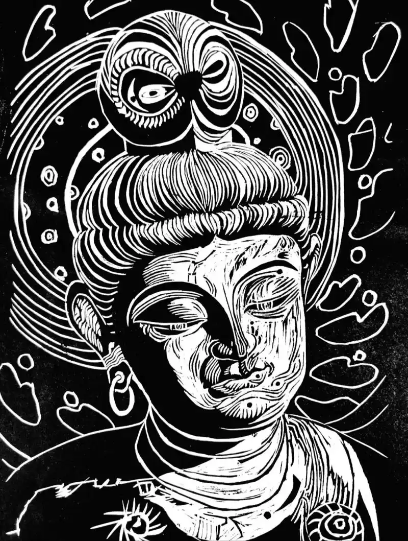 发一下这些年的木版画合集.