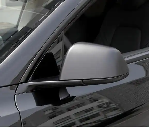 特斯拉model3/y后视镜罩无损安装倒车镜盖碳钎维纹装饰壳丫配件 model