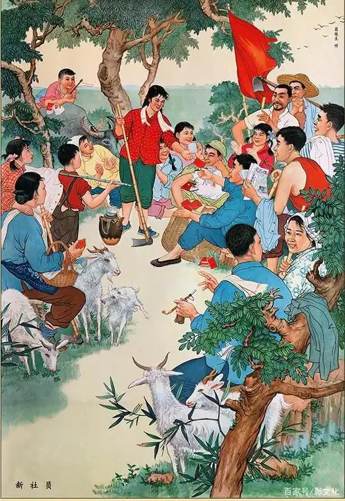 那些年那些美丽的乡村年画城里的人看不懂