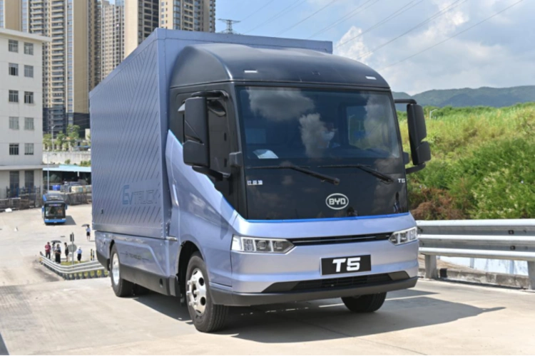 比亚迪t5,新时期城配电动轻卡