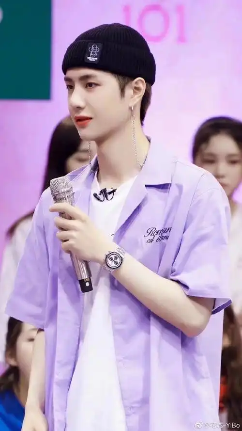 适合春天的紫色穿搭##王一博