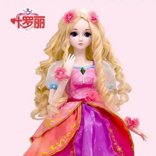 叶罗丽:罗丽娃娃全新妆容很美,灵公主头发太难还原,她显得年轻