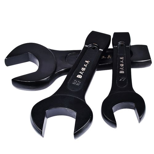 扳手开口敲击重型单头直柄汽修工具大号单头呆扳手