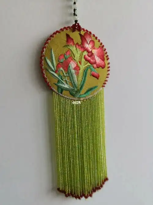 双面绣香囊挂件