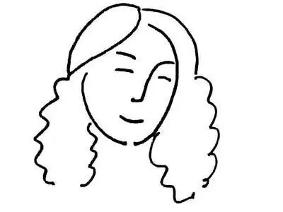 母亲的人头简笔画 简笔画图片大全-普车都