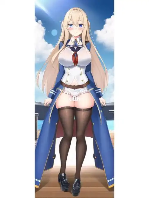 指引ai搓的战舰少女r列克星敦军校学生装,不得不说现在ai的作画水平真