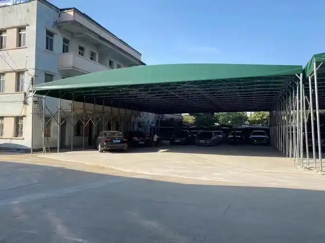 推拉雨棚伸缩雨棚活动雨棚大型雨棚