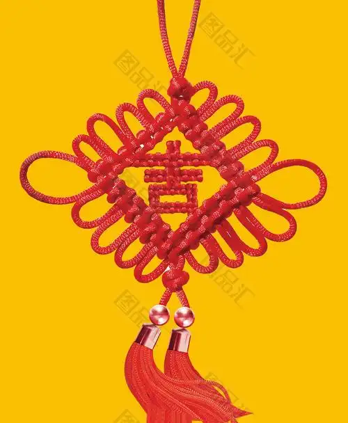 吉字中国结素材