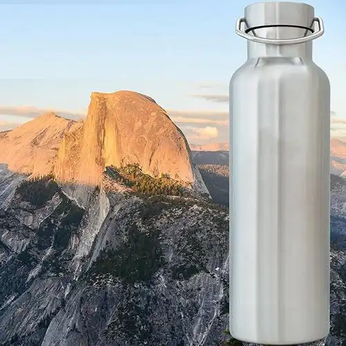 steel glitter insulated 750 ml gym protein shaker water bottles