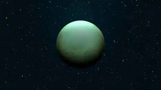 天王星行星天王星.这幅图像由美国国家航空航天局提供的元素照片