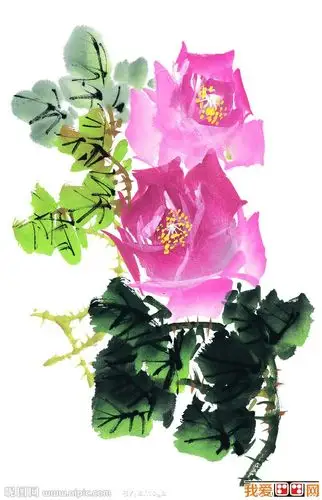 水彩画:构图方式_水彩画教程_学画画_我爱画画网_一个免费学画画的