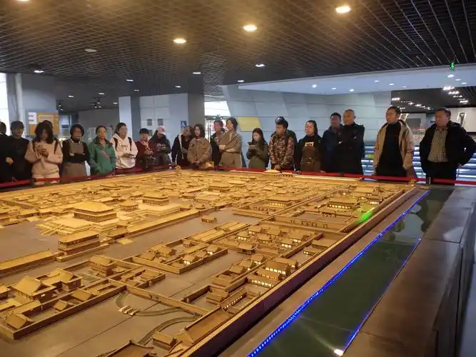 北京故宫微缩实木沙盘模型