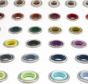 最新设计高品质5毫米6毫米批发电镀彩色索环眼的横幅