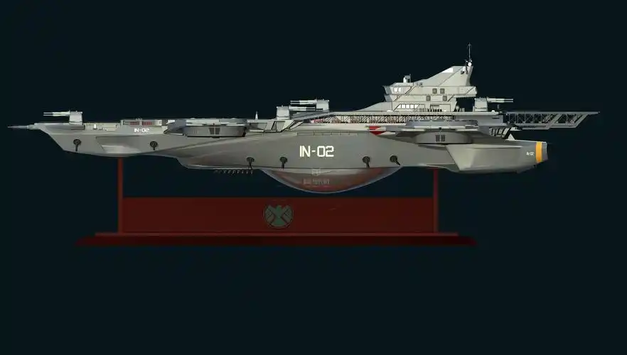 神盾局空天航母-军舰-船艇-blackblood -cg模型网