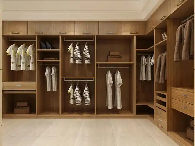 上海家具厂定制设计衣帽间定做整体移门衣柜步入式转角卧室壁橱