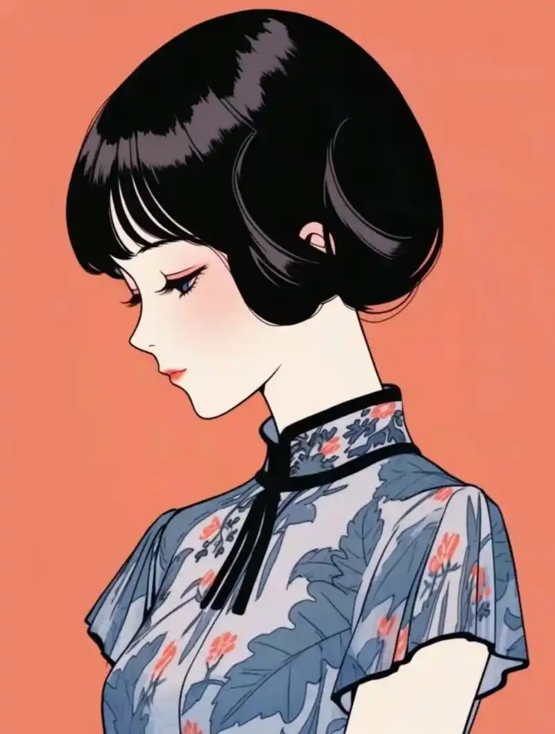 民国旗袍少女头像,各个温婉动人 #乐享周末分享吧