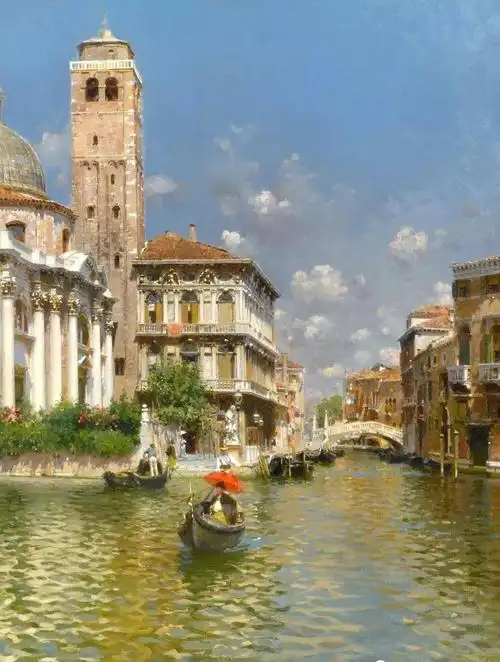 意大利著名画家鲁本斯桑托罗风景画作品欣赏