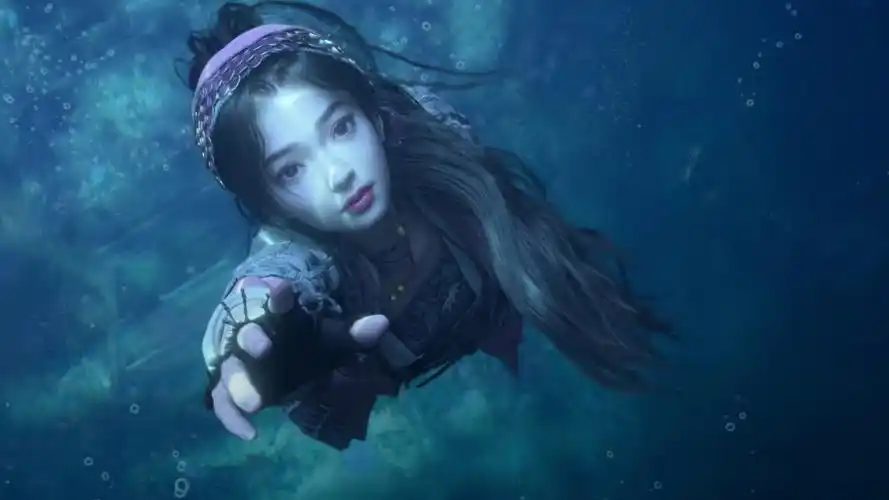 眷思量屠丽 水下唯美丽娘4k壁纸3840x2160_4k动漫图片高清壁纸_墨鱼