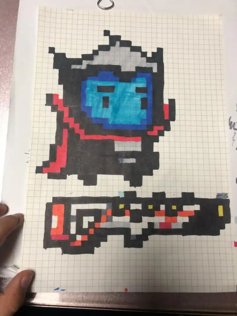 元气骑士像素画 哈哈,太水了.不喜勿喷