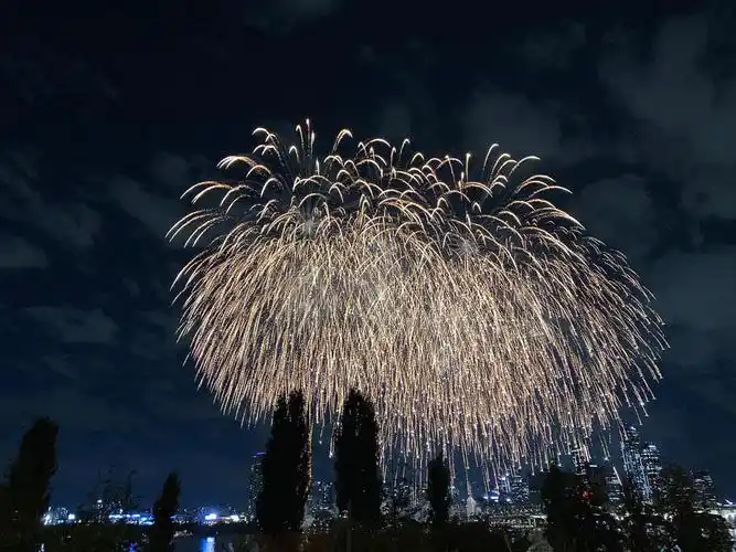 手机小白拍烟花