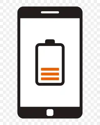 手机充电电池标志素材图