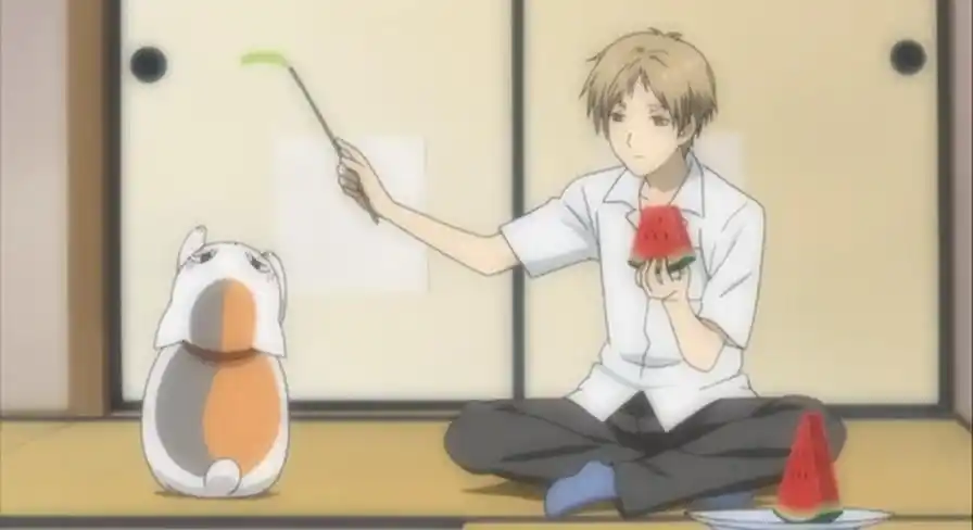 夏目友人帐神社中无意的碰撞一切故事的起点