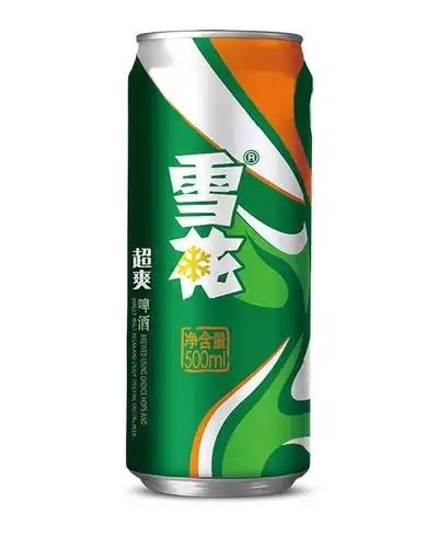 【59】8°雪花超爽拉罐 500ml×12(10箱 4箱) 【啤酒饮料】 (啤酒系列