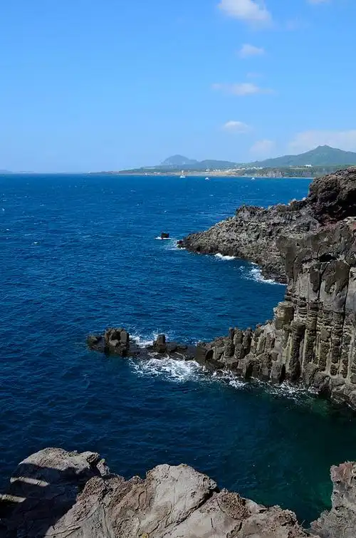 韩国济州岛海边风光