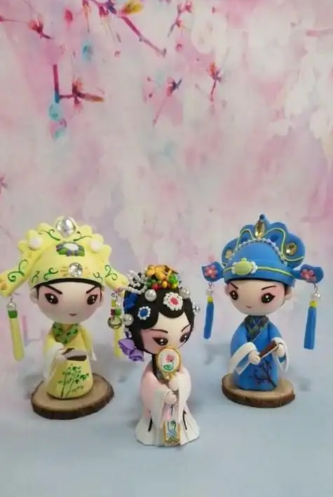 粘土戏曲京剧男人物-超轻粘土京剧人物教程