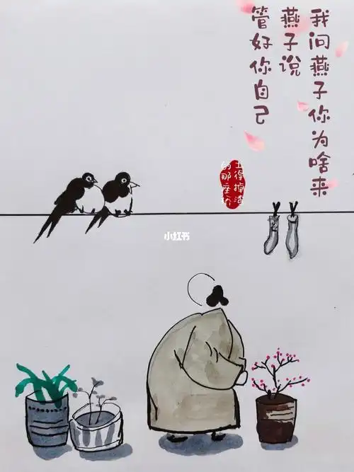 我问燕子你为啥来燕子说管好你自己