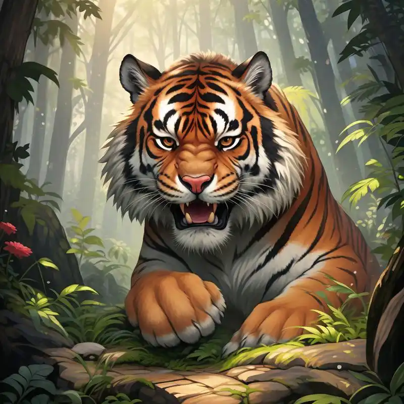 属虎头像,快来领取你的专属微信头像91 超级好看的属虎微信头像来啦