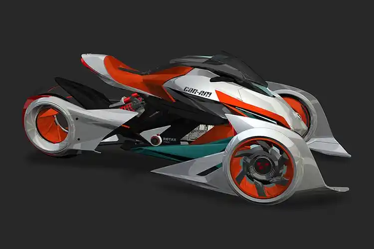 霸气侧漏帅到没朋友的未来机车概念设计