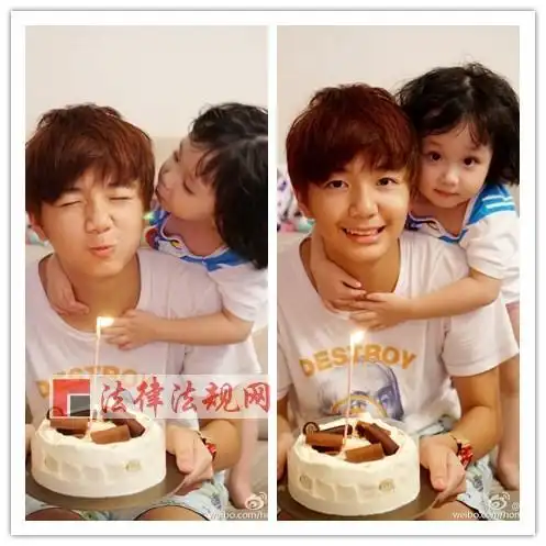 洪欣女儿献吻哥哥 [有意思]