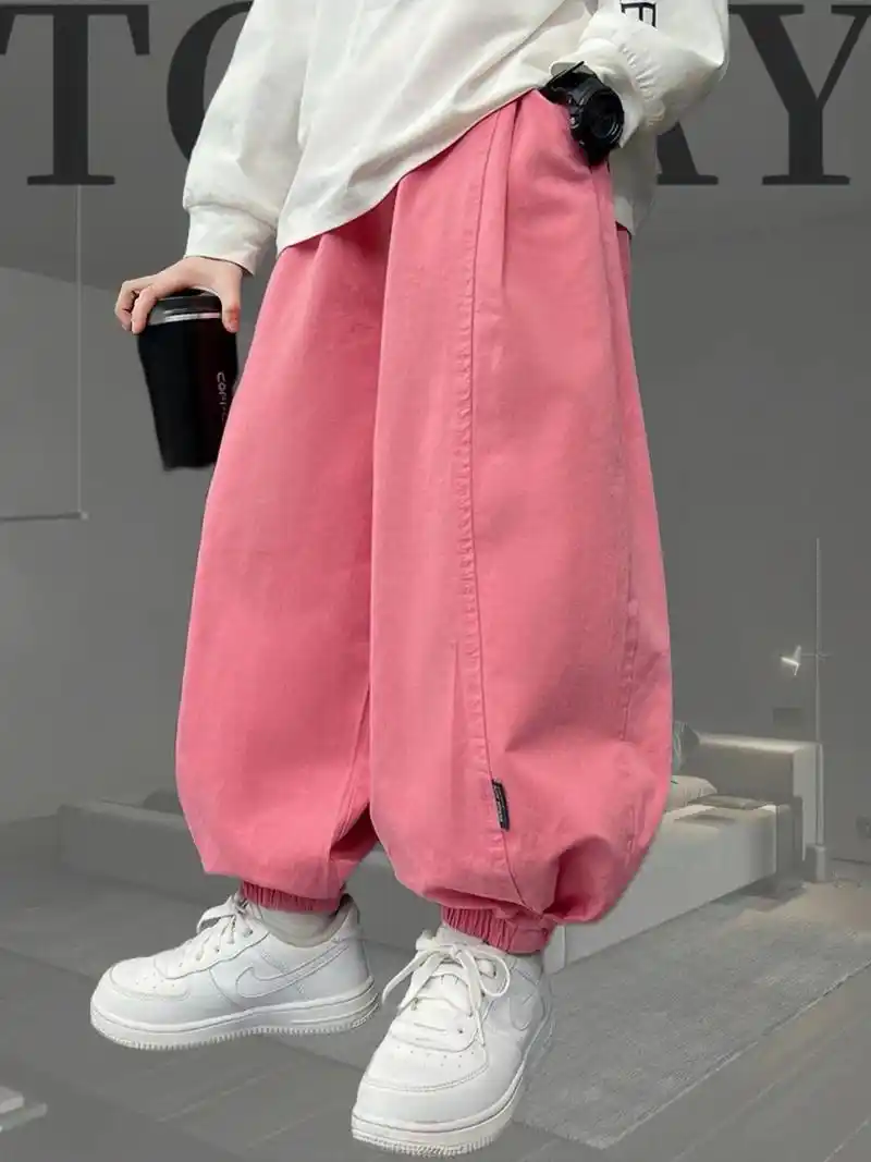 儿童休闲灯笼裤.