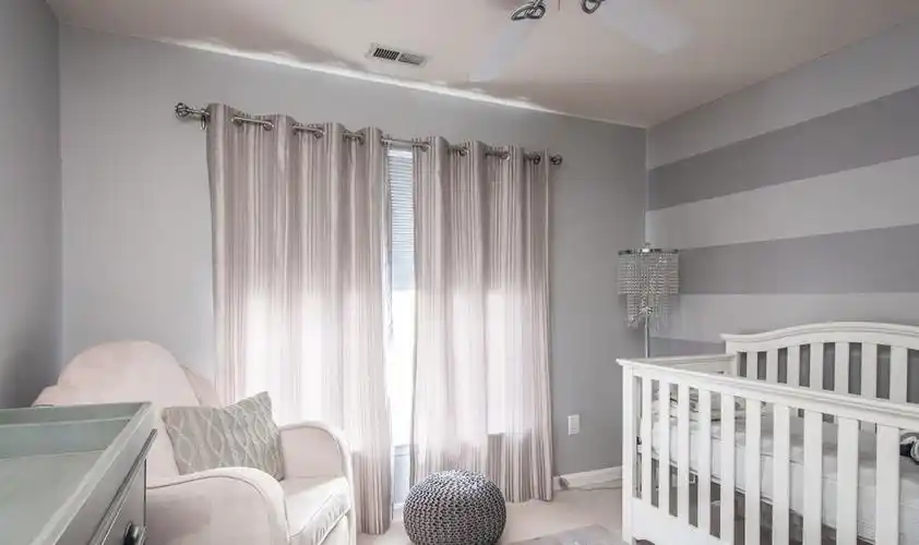 简欧式窗帘效果图