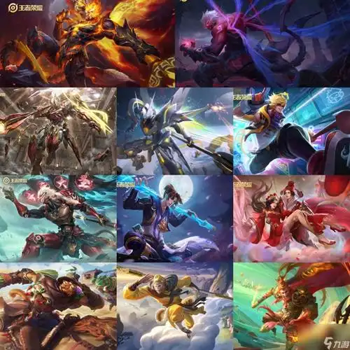 王者荣耀最贵英雄大盘点孙悟空零号雷霆皮肤位列其中