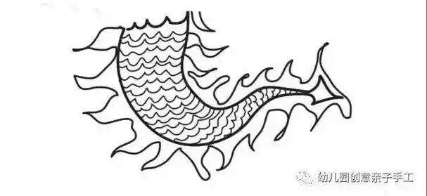 龙尾巴简笔画龙尾巴简笔画幼儿