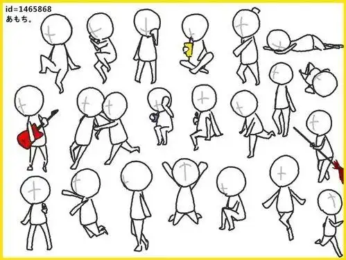 动作简笔画动物简笔画可爱简单