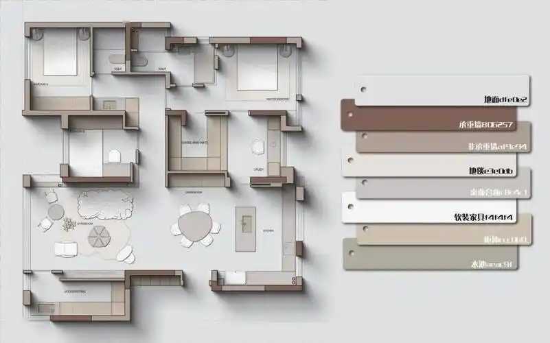 高级感彩平配色,一键获取_下单_色彩_元素