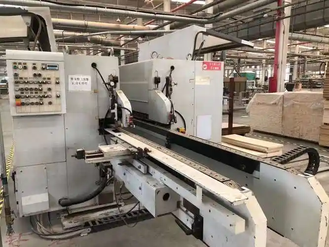 转让二手木工机械德国豪迈fpr226木工双端铣床