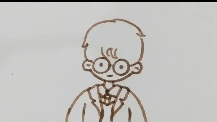 全网最简单的哈利波特简笔画人物-母婴亲子视频-搜狐视频