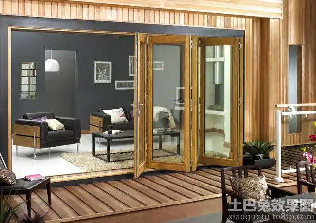别墅客厅大折叠门图片