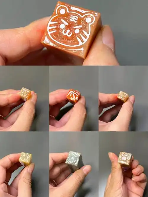 篆刻印章最近的客定图案印章欣赏皆为原创