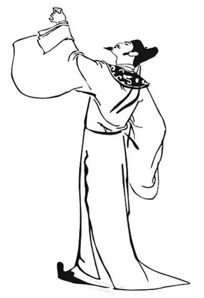 李白简笔画教程和家人一起赏月的简笔画诗人李白简笔画步骤画法图片