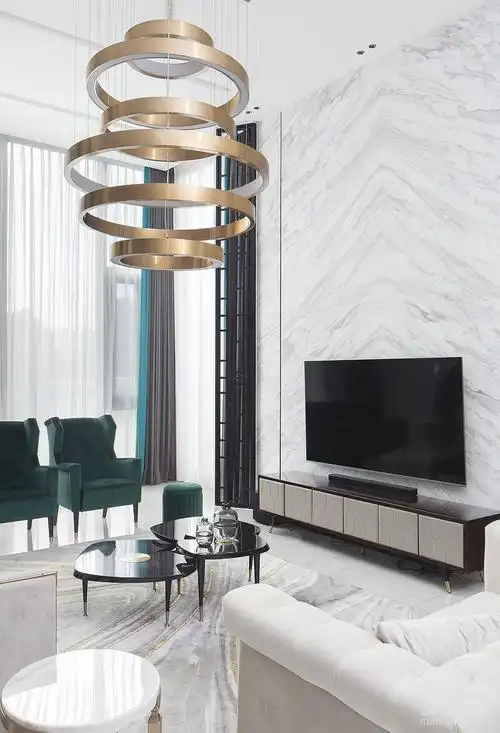 600㎡精致典雅的现代轻奢风,豪华别墅装修设计