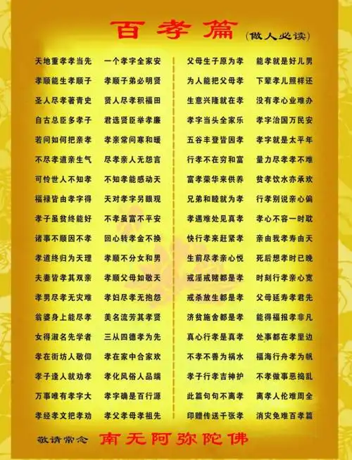 【转载】《劝孝八反歌》