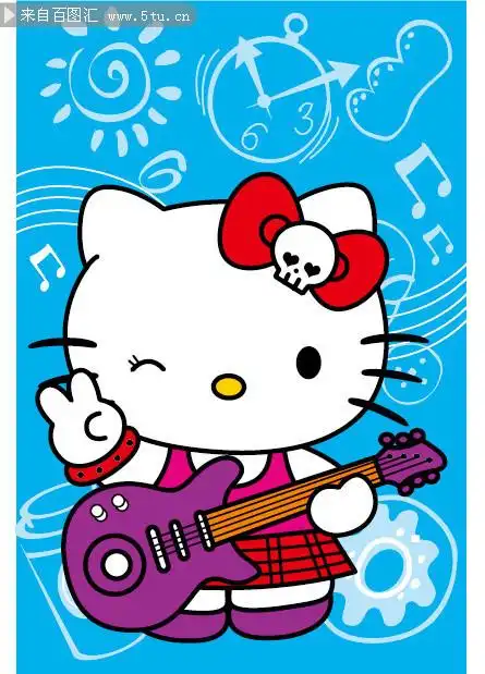 hello kitty猫贴图-著名卡通-百图汇素材网